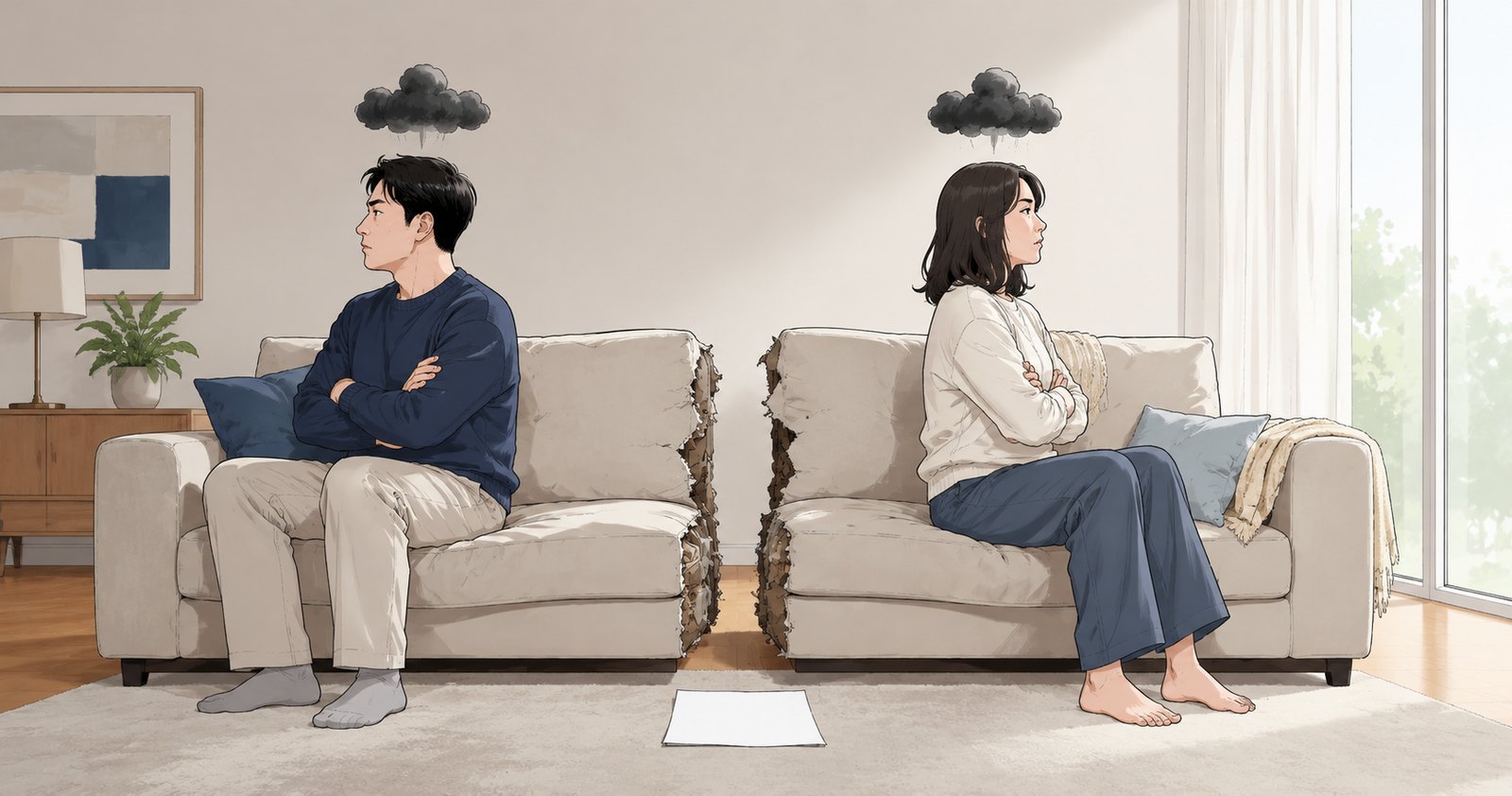 이혼 재산분할, 집값은 어느 날짜로 나눌까